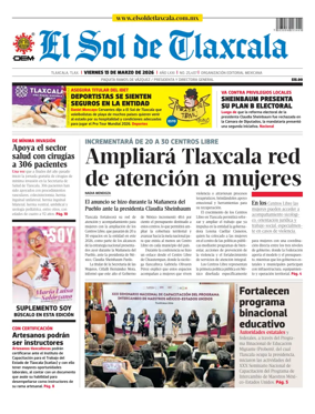 Cover of El Sol de Tlaxcala