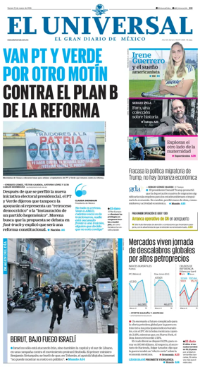 Cover of El Universal