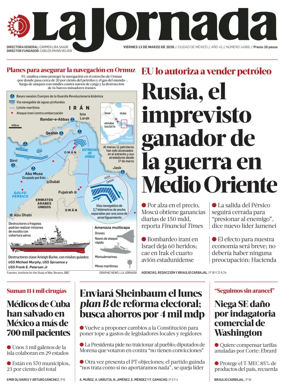 Cover of La Jornada
