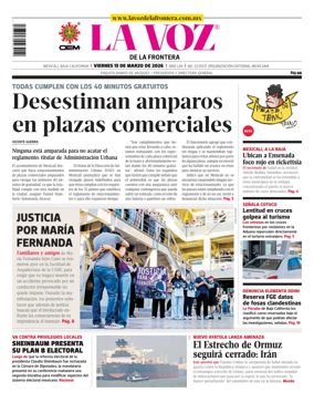 Cover of La Voz de la Frontera