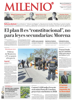 Cover of Milenio Monterrey