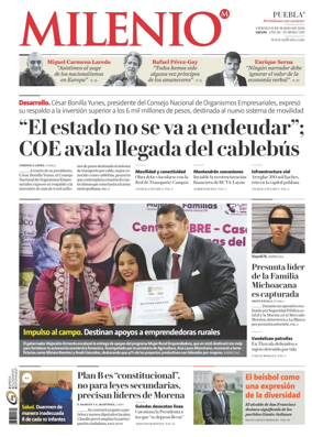 Cover of Milenio Puebla