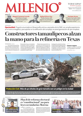 Cover of Milenio Tamaulipas
