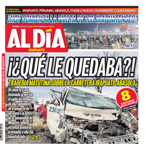 Cover of Periodico Al Dia (Irapuato)