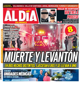 Cover of Periodico Al Dia (Salamanca)