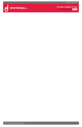 Cover of Sin Embargo Opinion