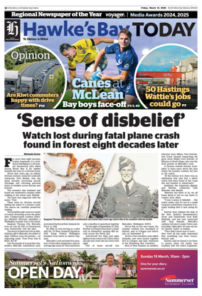 Cover of Hawke's Bay Today