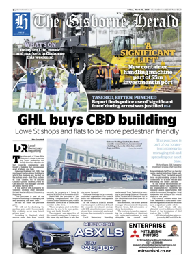 Cover of The Gisborne Herald