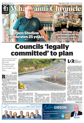 Cover of Whanganui Chronicle