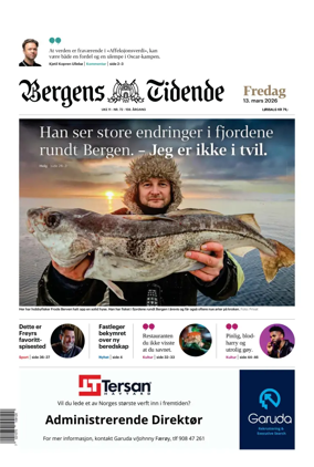 Cover of Bergens Tidende