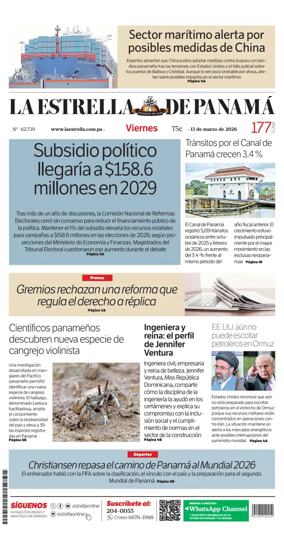 Cover of La Estrella de Panama