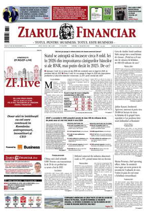 Cover of Ziarul Financiar