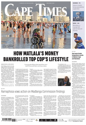 Cover of Cape Times