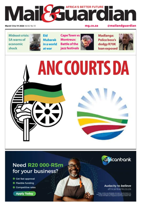 Cover of Mail & Guardian