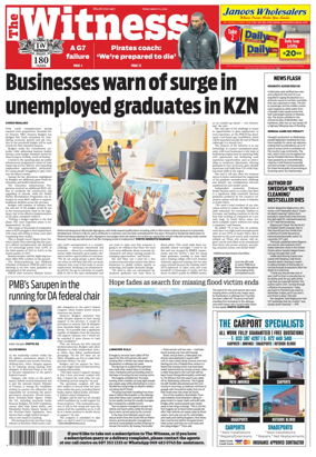 Cover of The Witness (South Africa)