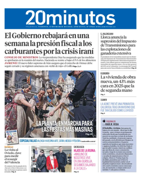 Cover of 20 Minutos Valencia