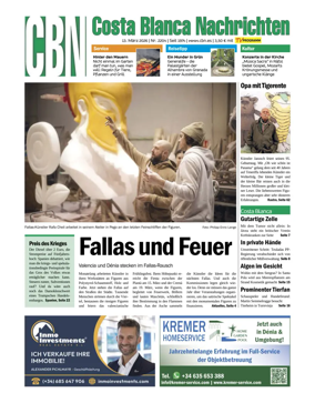 Cover of Costa Blanca Nachrichten