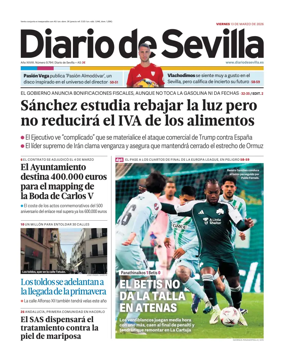 Cover of Diario de Sevilla
