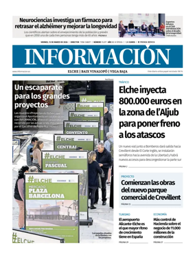 Cover of Diario Informacion (Elche y Vega Baja)