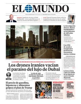 Cover of El Mundo Madrid