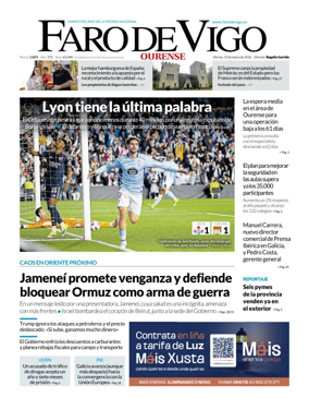 Cover of Faro de Vigo (Ourense)