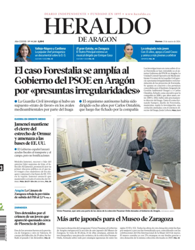 Cover of Heraldo de Aragon