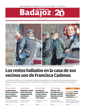 Cover of La Cronica de Badajoz BE