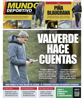 Cover of Mundo Deportivo (Bizkaia-Araba)