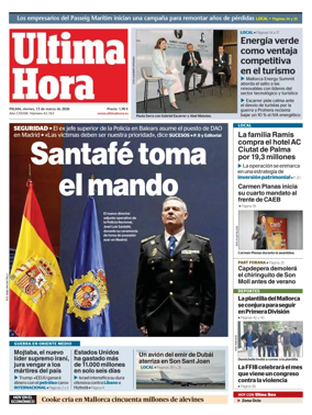 Cover of Ultima Hora