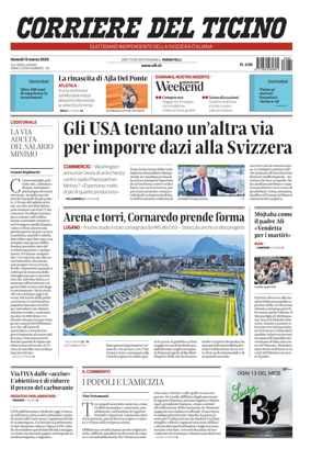 Cover of Corriere del Ticino