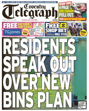 Cover of Coventry Telegraph