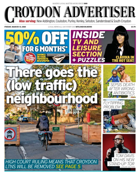 Cover of Croydon Advertiser