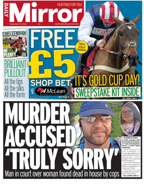 Cover of Daily Mirror (Northern Ireland)