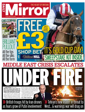 Cover of Daily Mirror