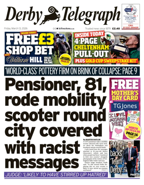 Cover of Derby Telegraph