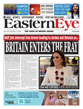Cover of Eastern Eye (UK)