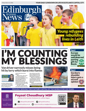 Cover of Edinburgh Evening News