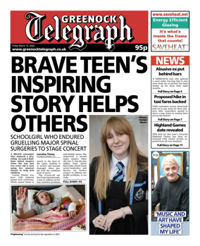 Cover of Greenock Telegraph