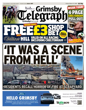 Cover of Grimsby Telegraph
