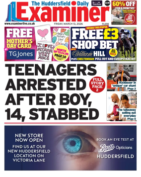 Cover of Huddersfield Daily Examiner