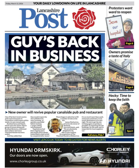 Cover of Lancashire Evening Post