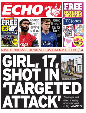 Cover of Liverpool Echo