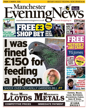 Cover of Manchester Evening News