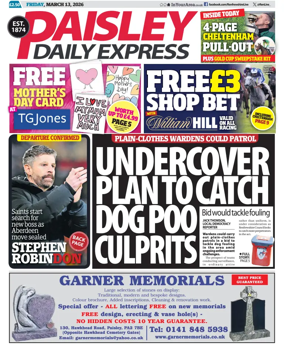 Cover of Paisley Daily Express