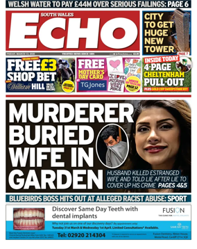Cover of South Wales Echo