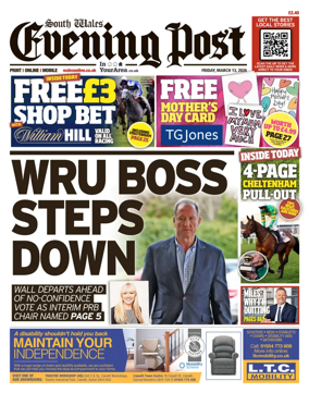 Cover of South Wales Evening Post