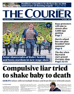 Cover of The Courier & Advertiser (Angus and Dundee)