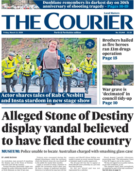 Cover of The Courier & Advertiser (Perth and Perthshire Edition)