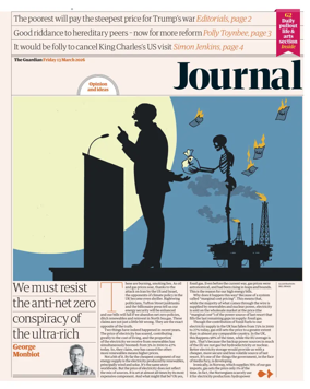 Cover of The Guardian e-paper Journal