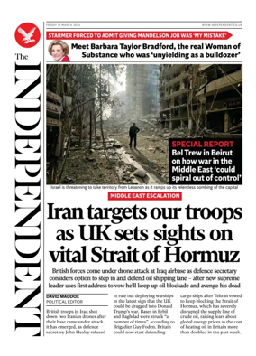 Cover of The Independent